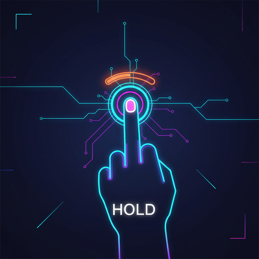 Hold gesture icon
