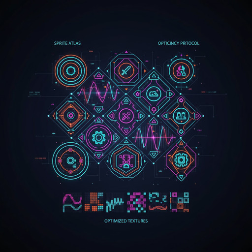 Sprite atlas and optimized textures