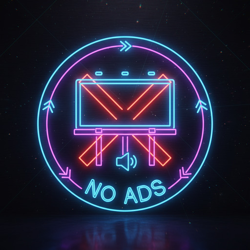 No ads icon