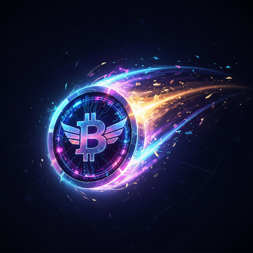 Boost token with light streaks