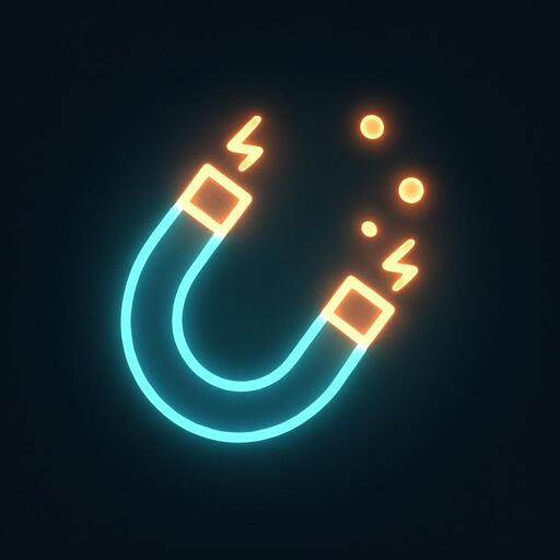 Lime magnet token with orbiting egg