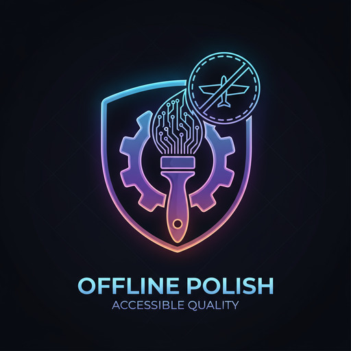 Offline polish badge